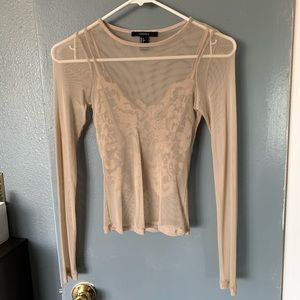 Mesh long sleeve